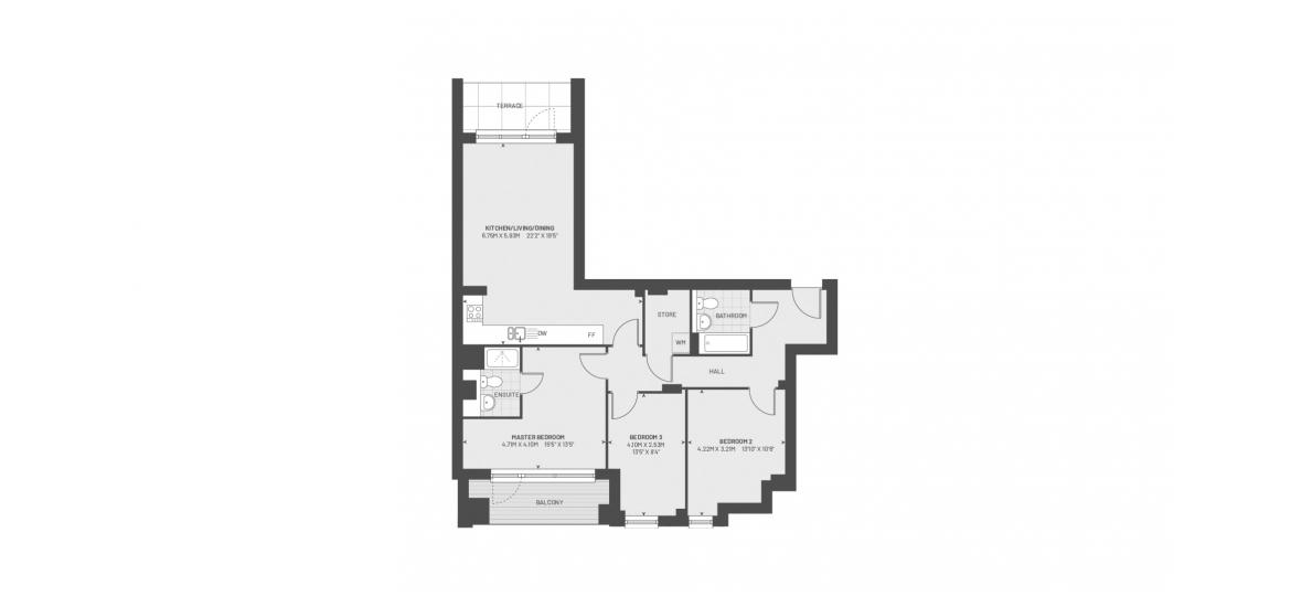 NEWHAYES 1000 SQ.FT 3BDRM 0231