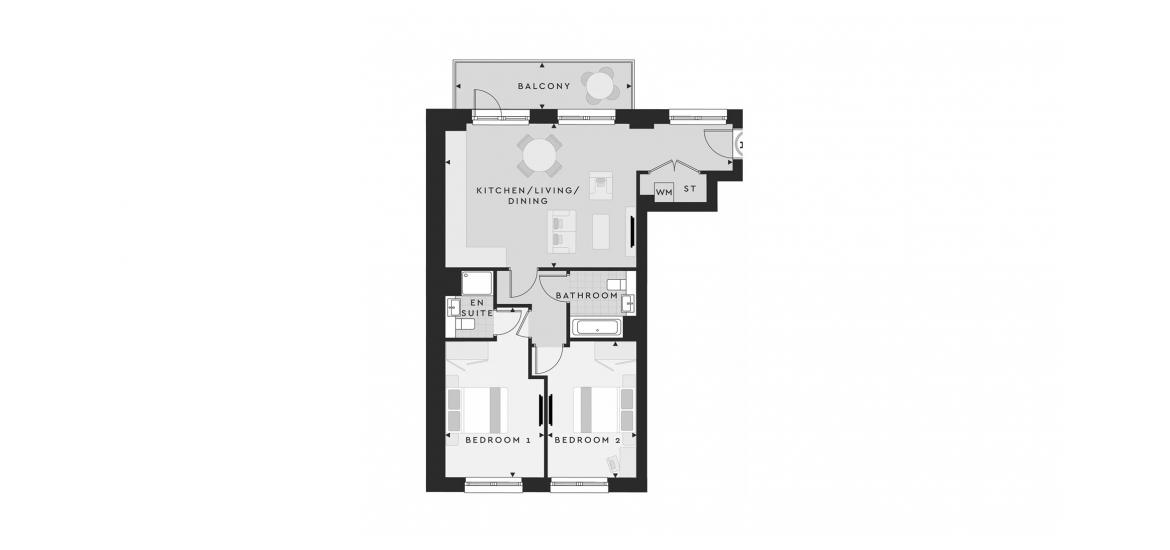 NEW AVENUE BLACKTHORN HOUSE 795 SQ.FT 2BDRM