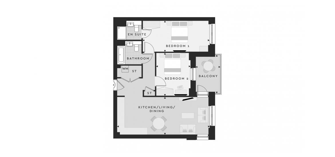 NEW AVENUE BLACKTHORN HOUSE 813 SQ.FT 2BDRM