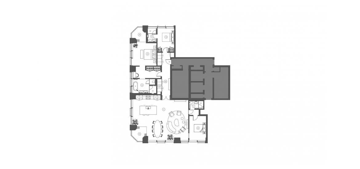 THE DOULTON 1693 SQ.FT 3 BDRM A14.01