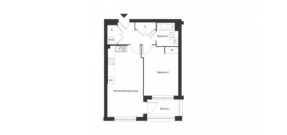 THE QUARRY 541 SQ.FT 1 BDRM