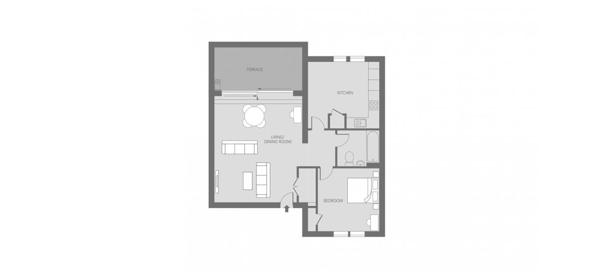 CARPENTER MEWS 759 SQ.FT 1 BDRM