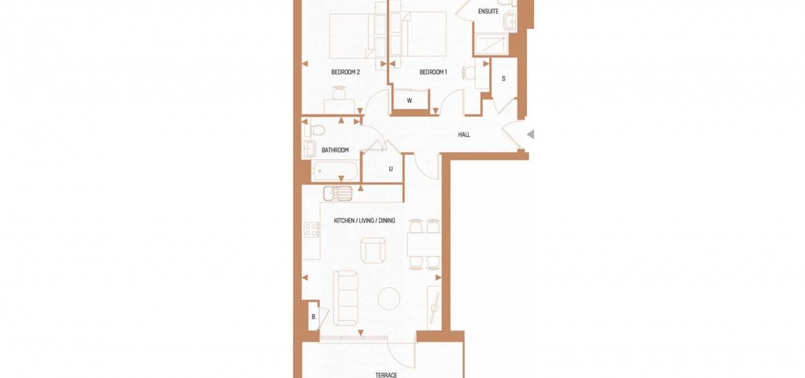 Apartment in Walthamstow, London, UK, 2 bedrooms, 758 sq.ft No. 738 - 2