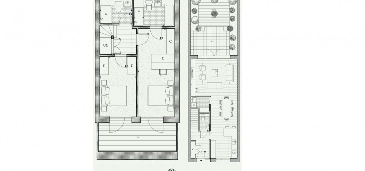 Duplex in Notting Hill, London, UK, 2 bedrooms, 778.2 sq.ft No. 463 - 3