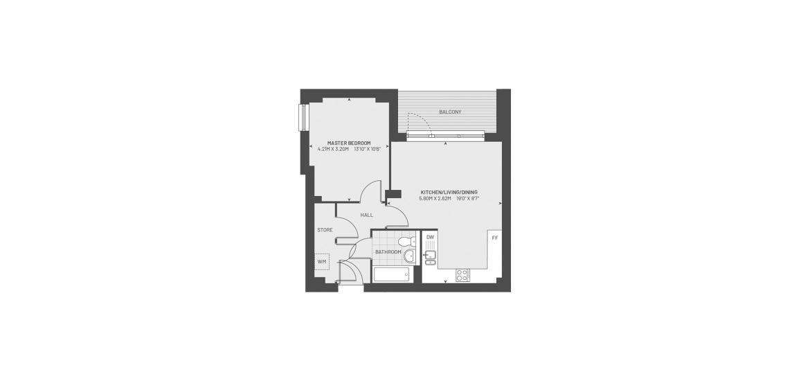 NEWHAYES 541 SQ.FT 1BDRM 0238