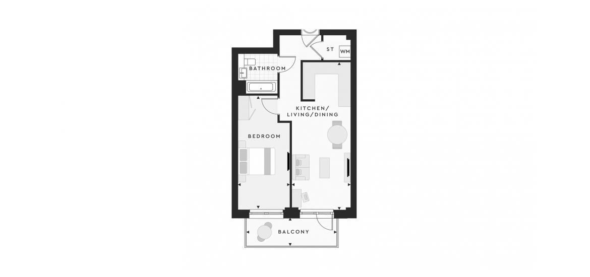 NEW AVENUE BLACKTHORN HOUSE 582 SQ.FT 1BDRM
