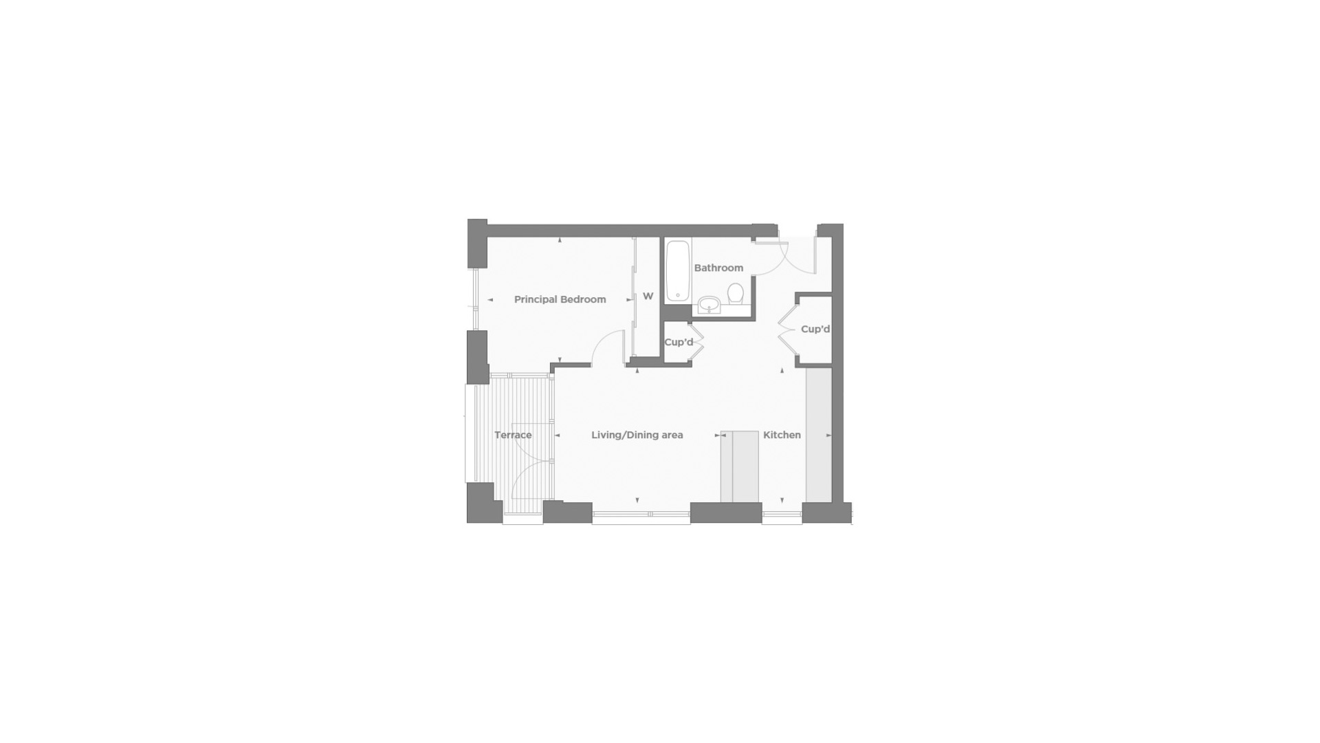 Apartment for sale in Greenwich, London, UK 1 bedroom, 551 sq.ft No